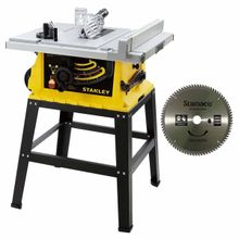 Serra de Bancada 10" Stanley SST1801 1800W + Disco para Madeira 80 Dentes Stamaco