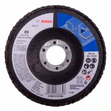 Disco Lixa Flap X421 Standard for Metal Grão 80 Bosch