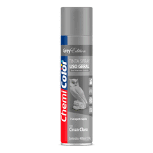 Tinta Spray Uso Geral Cinza Claro ChemiColor