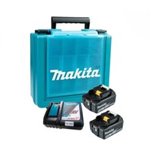Kit 2 Baterias 18V 5,0Ah + Carregador + Maleta Makita