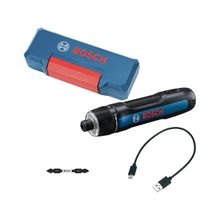 Parafusadeira 1/4" 3,6V Bosch Go com Cabo USB, Maleta e 2 Acessórios