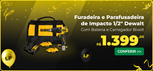 Furadeira/Parafusadeira de Impacto Dewalt LF