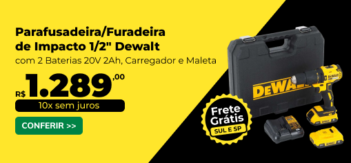Parafusadeira/Furadeira de Impacto 1/2" Dewalt DCD7781D2-BR