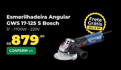 Esmerilhadeira Angular Bosch GWS 17-125 S LF