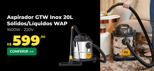 Aspirador WAP GTW Inox 20L LF