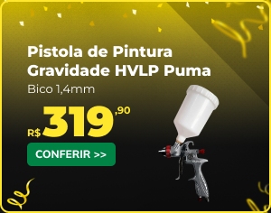 Pistola de Pintura Gravidade Puma LF