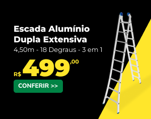 Escada Alumínio Dupla Extensiva Mor LF