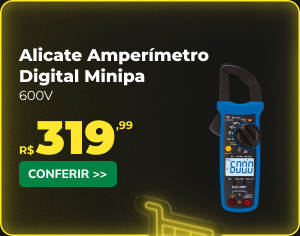 Alicate Amperímetro Digital Minipa LF 